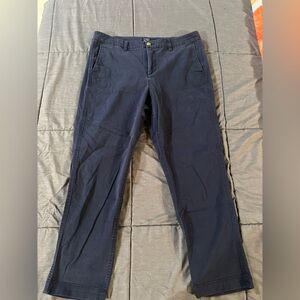 J. Crew Factory Navy Girlfriend Chino
